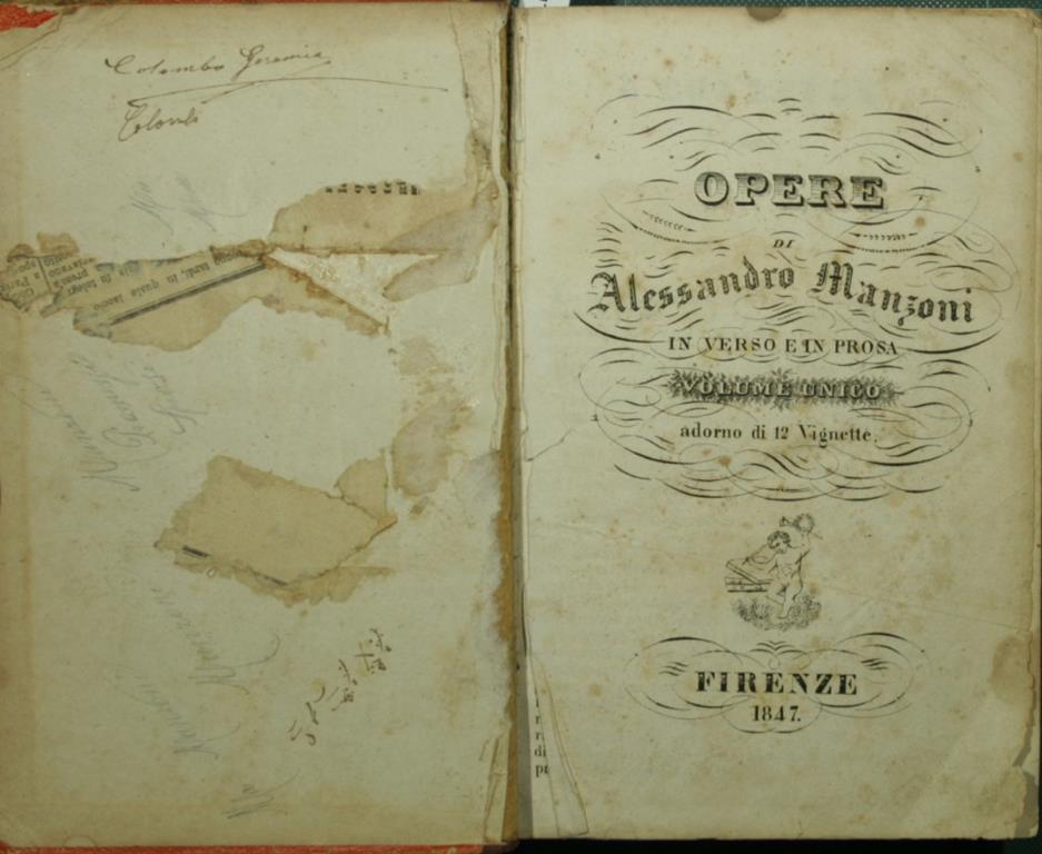 Opere di Alessandro Manzoni in verso e in prosa - Manzoni Alessandro ...