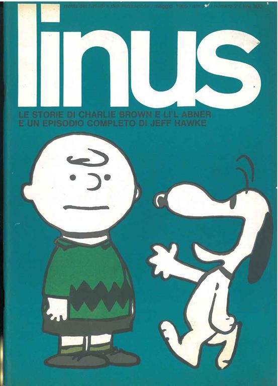 Linus. Rivista dei fumetti e dell'illustrazione, maggio 1965, anno I