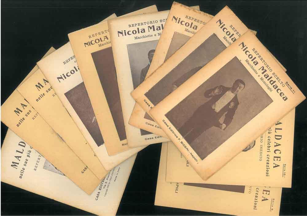 9 fascicoli di Repertorio scelto Nicola Maldacea. N* 1, 2, 3, 4, 7, 8