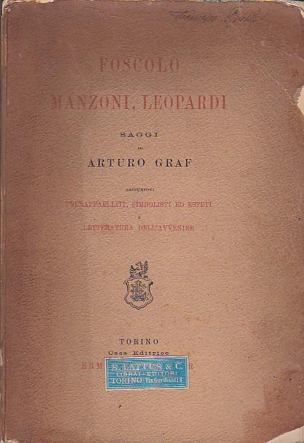 Differenze Tra Foscolo E Leopardi