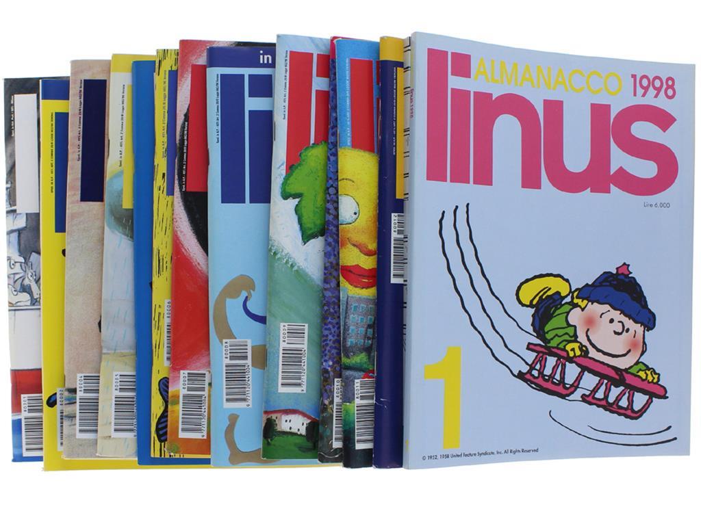 Linus. Rivista Di Fumetti E D'Altro. Anno 1998 Libro Usato Milano