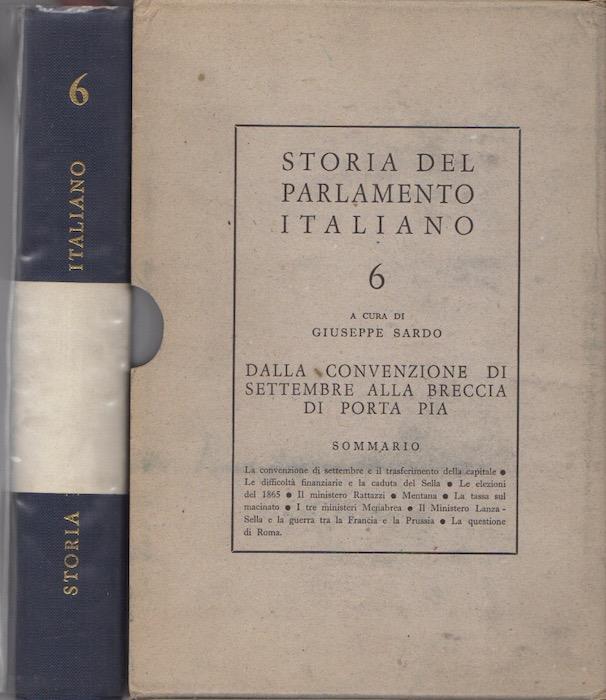 Storia del Parlamento italiano vol. 6 Libro Usato S. F. Flaccovio