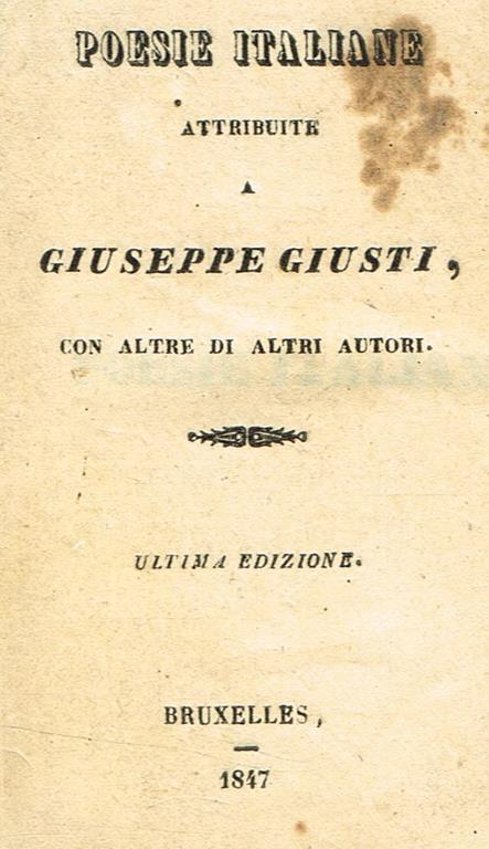 Poesie Italiane Libro Usato Nd Ibs