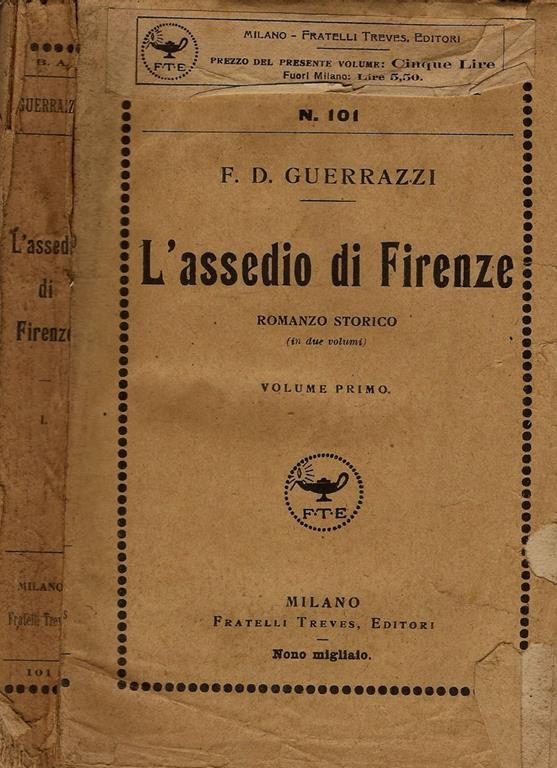 L' assedio di Firenze Francesco Domenico Guerrazzi Libro Usato