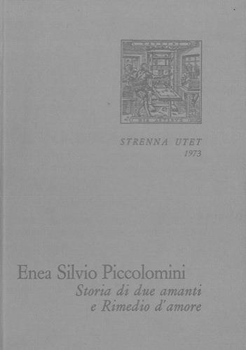 Storia Di Due Amanti Rimedio D Amore Con Un Saggio Di Luigi Firpo Su Enea Silvio Pontefice E Poeta Enea S Piccolomini Libro Usato N D Ibs