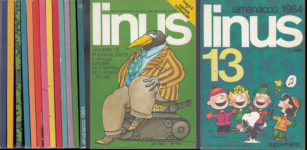 Rivista Linus 1/12 + Almanacco Annata Completa Libro Usato LibRi