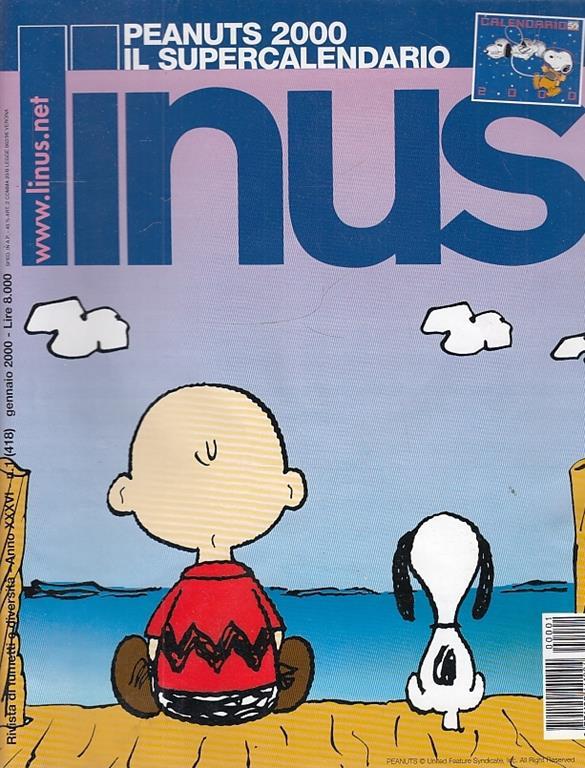 Rivista Linus 1/8 Annata 2000 Libro Usato Baldini &amp; Castoldi IBS