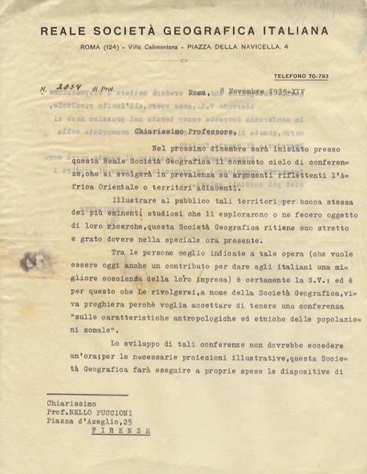 Lettera intestata in inglese