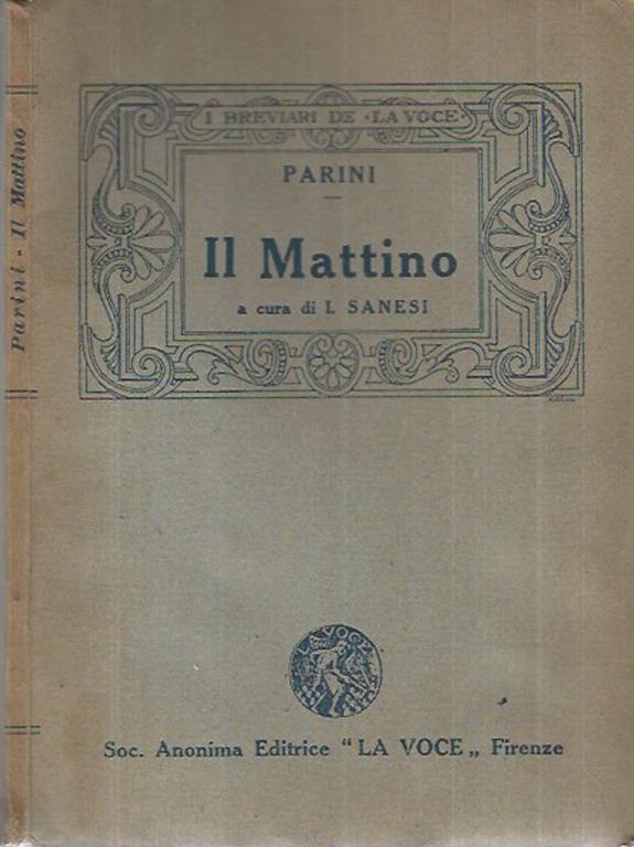 Parafrasi Il Mattino Di Parini