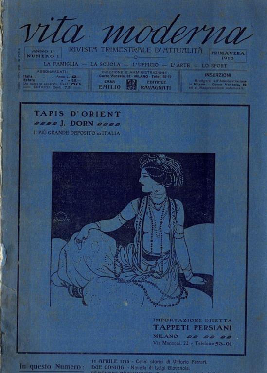 Vita Moderna Libro Usato Casa Editrice Emilio Ravagnati Ibs