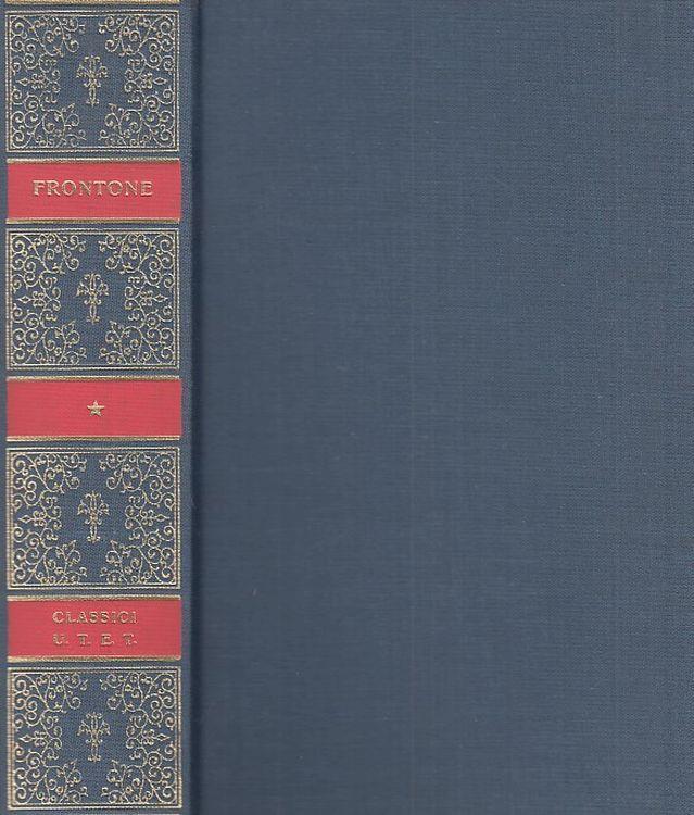 Opere Marco Cornelio Frontone Libro Usato UTET IBS