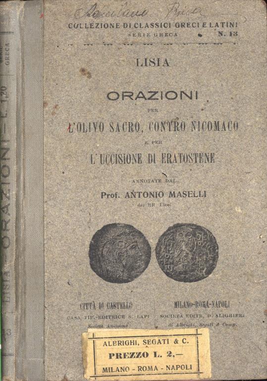 Per L Uccisione Di Eratostene