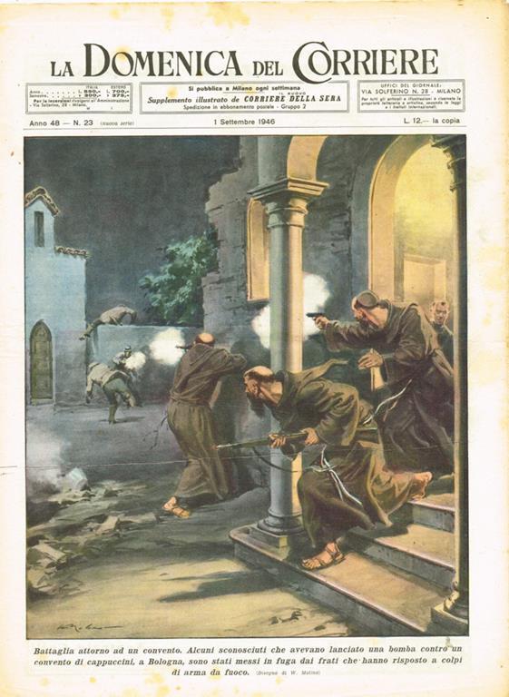 La Domenica Del Corriere N°48 1948 – Le Train Du Président, Vintage Italien
