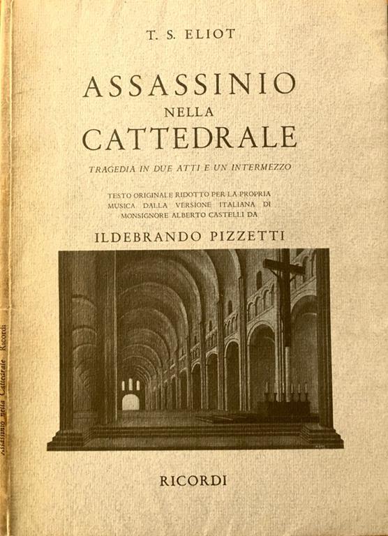 Risultati immagini per libro Assassinio nella cattedrale foto