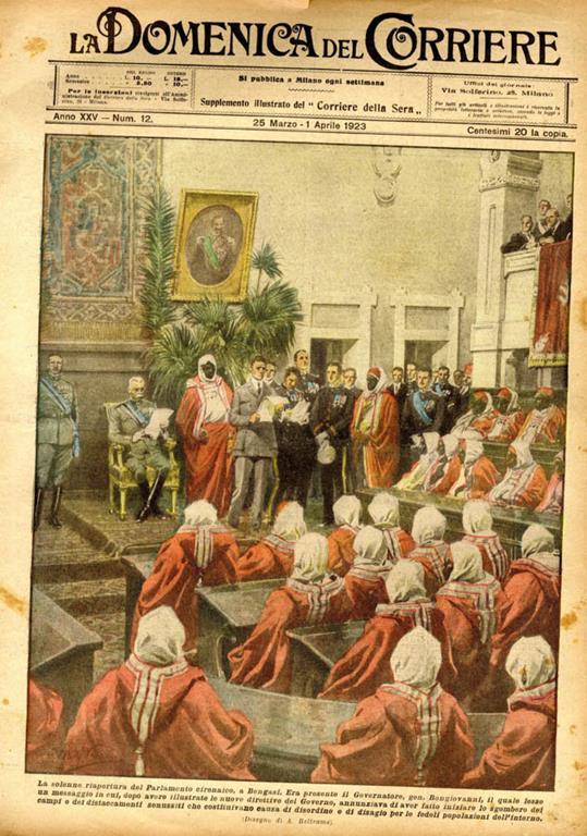 La Domenica Del Corriere - 23 Mars 1930 - Gandhi, Eritrea, Verona - Journal D'époque