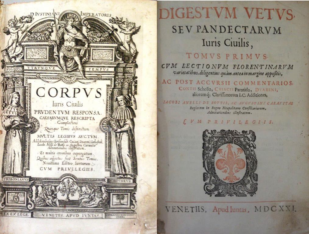 Corpus Iuris Civilis. Prudentum Responsa Caesarumque Rescripta