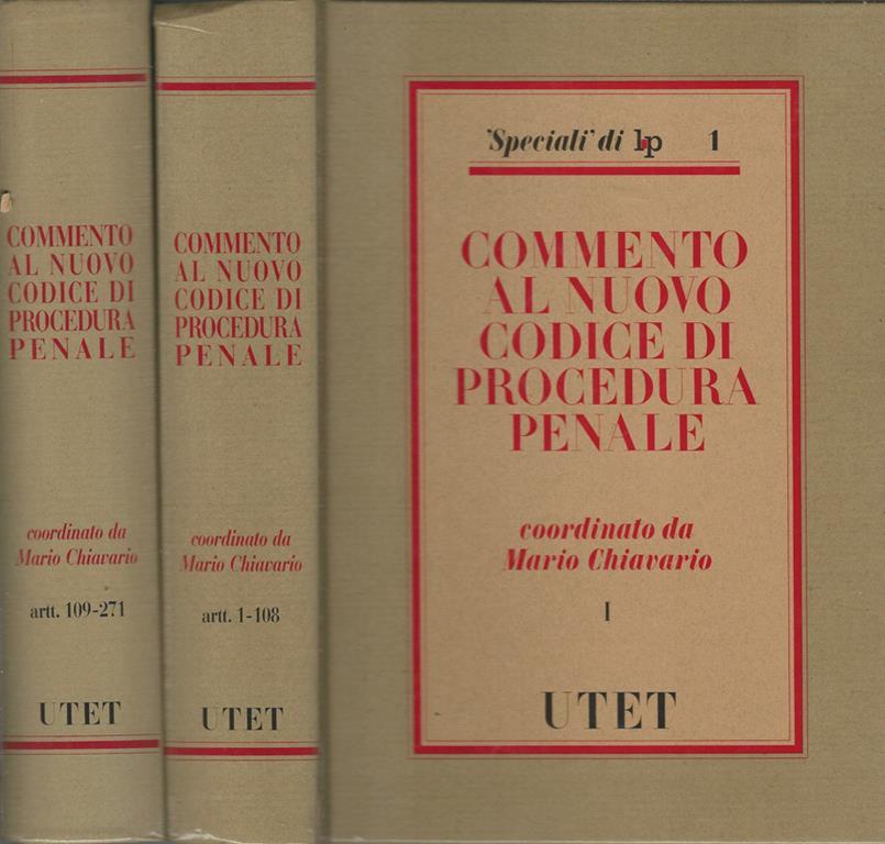 Commento al nuovo codice di procedura penale vol. I e II Libro Usato