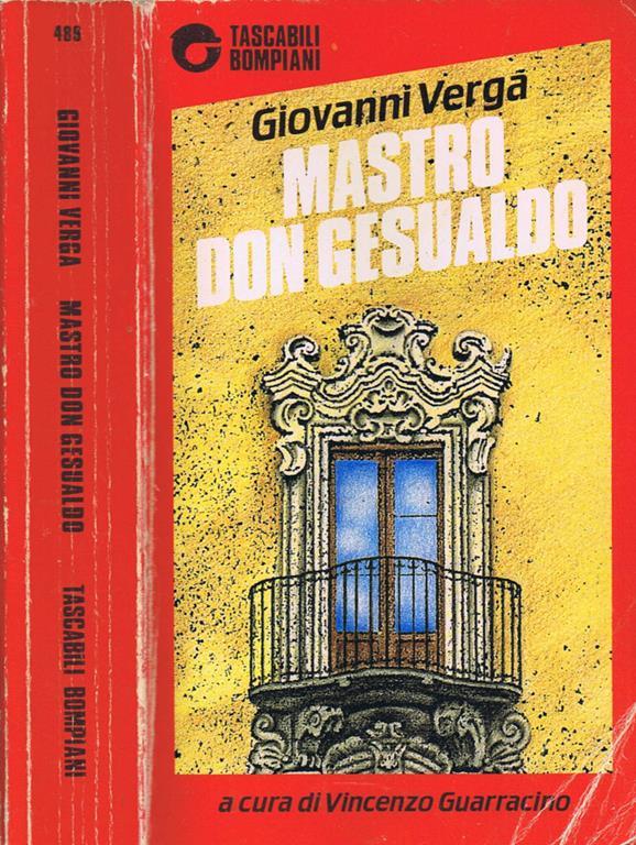 MastroDon Gesualdo Giovanni Verga Libro Usato Bompiani