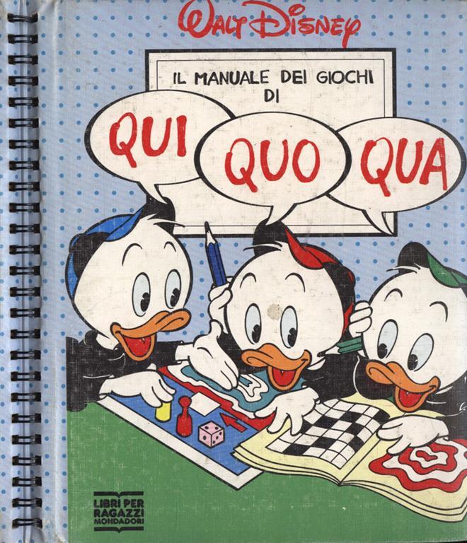 Il manuale dei giochi di Qui, Quo, Qua Walt Disney Libro Usato