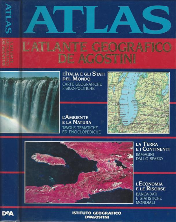 Atlas. L'Atlante geografico De Agostini Libro