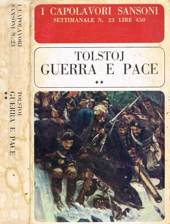 Guerra e pace vol.II Lev Tolstoj Libro Usato Sansoni I