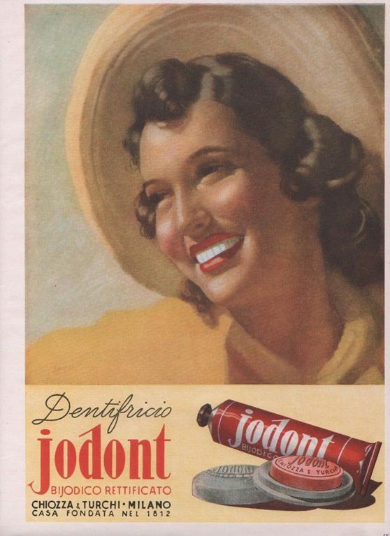 Advertising Dentifricio Jodont Pubblicita 1944 Libro Usato Nd Ibs