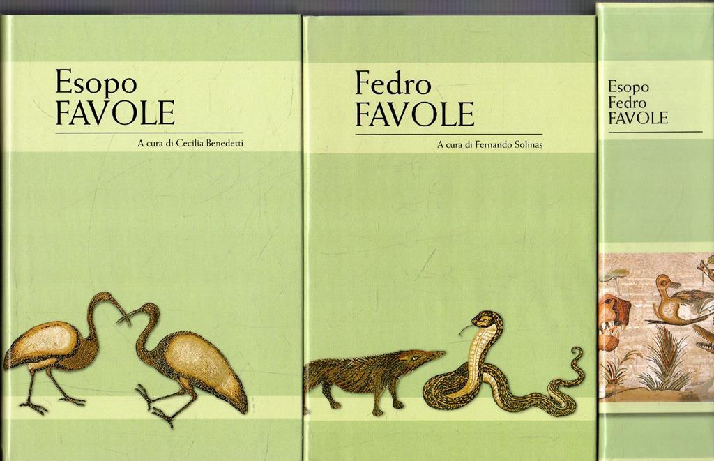 Favole Esopo E Fedro - 2 Volumi In Cofanetto Cartonato Edizione