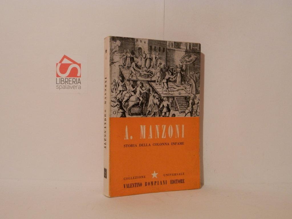 Storia della colonna infame Alessandro Manzoni Libro Usato