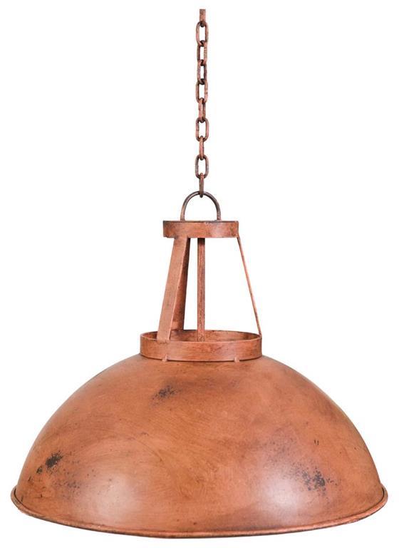 Lampadario Industrial a sospensione non elettrificato L46xPR46xH40 cm