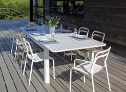 DEXTER. Set tavolo da giardino allungabile 200300 x 100 DEXTER. Set tavolo da giardino allungabile 200300 x 100