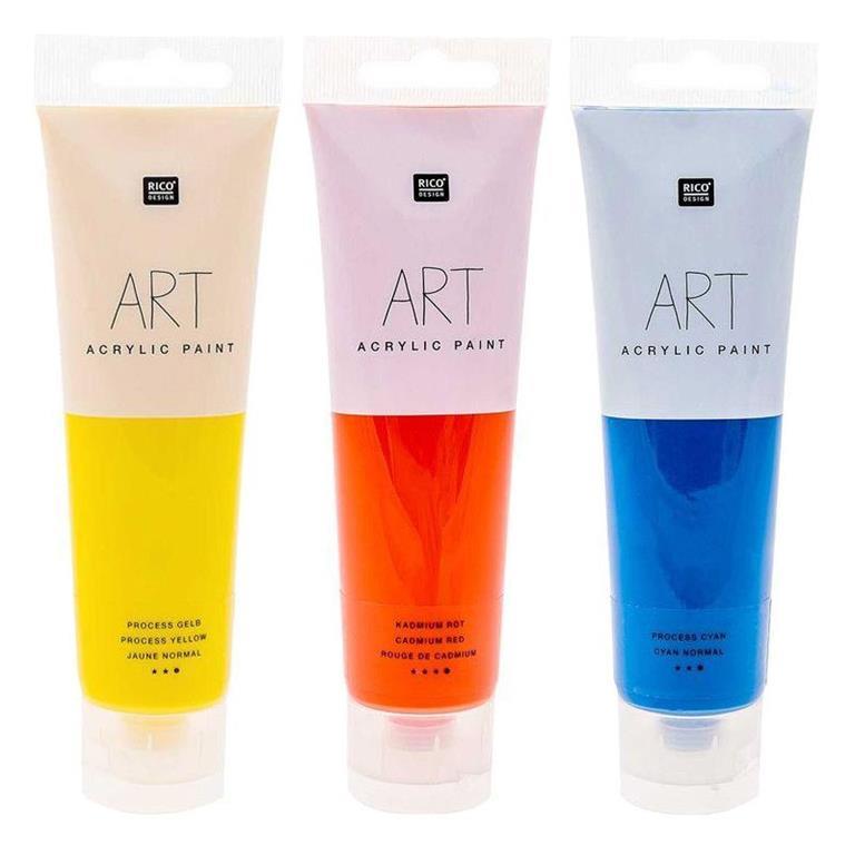 Vernice acrilica artistica professionale 120ml FeelMyPaint 7 Mars Brown