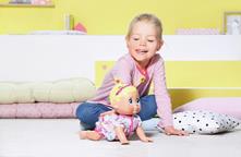 baby born funny faces crawling baby