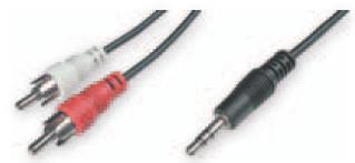 Cavo Stereo LKC3518 - 3.5mm A RCA, 1.80m, Maschio, Nero - Foto 2