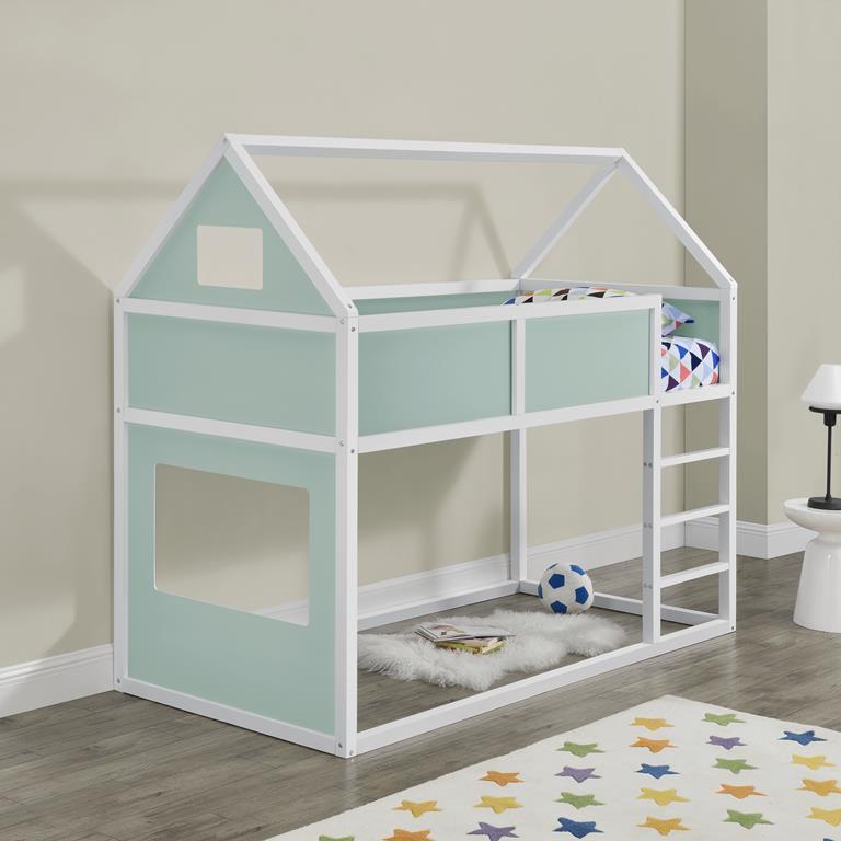 90 x 200 cm e 140 x 200 cm in legno di pino naturale Letto a castello per bambini