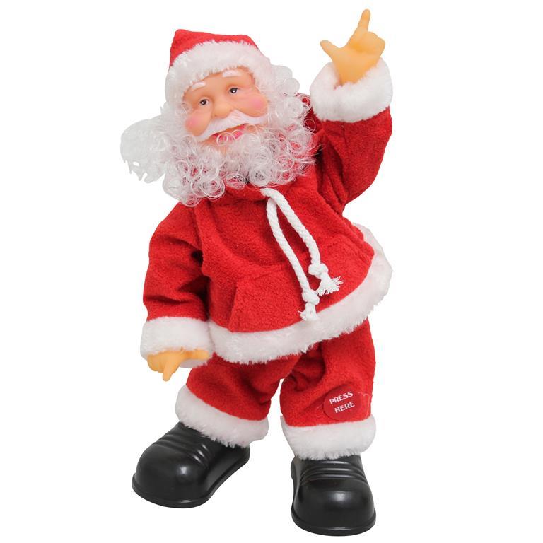 Babbo Natale Balla.Babbo Natale Che Canta E Balla 31cm Decorazione Natalizia Modellino Musicale Di Santa Claus Che Si Muove Natale Santa Claus Babbo Natale Che Canta E Balla Della Ditta Lux Pro Casa