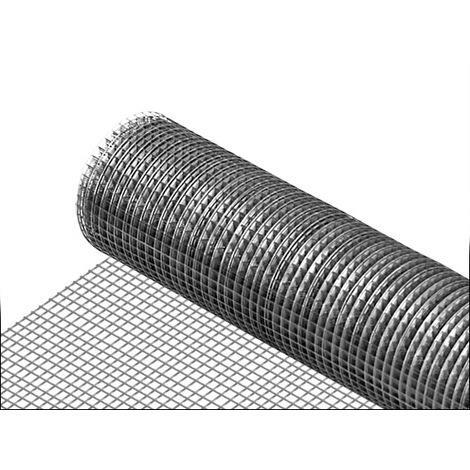 Rete Metallica Zincata Per Recinzioni - Rotolo 1x6m - Maglia 6.3mm - Per Animali E Giardino - Foto 2