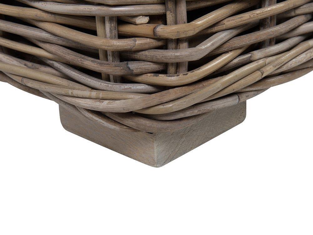 Beliani Set in Rattan Marrone Chiaro ARDEA