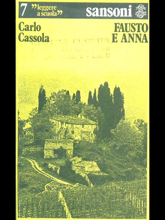 Fausto E Anna Carlo Cassola Libro Usato Sansoni Ibs