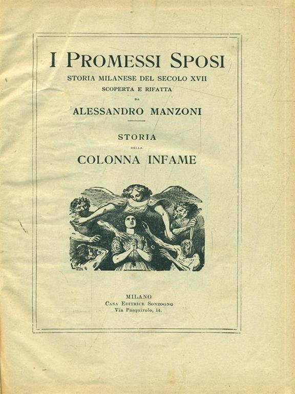 I Promessi sposi Alessandro Manzoni Libro Usato Sonzogno IBS I Promessi sposi Alessandro Manzoni Libro Usato Sonzogno IBS