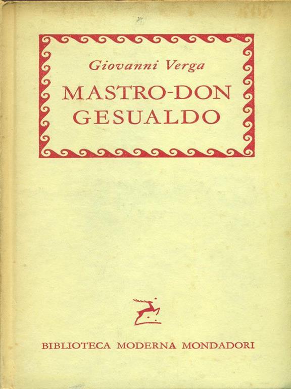 Mastro Don Gesualdo Giovanni Verga Libro Usato Mondadori