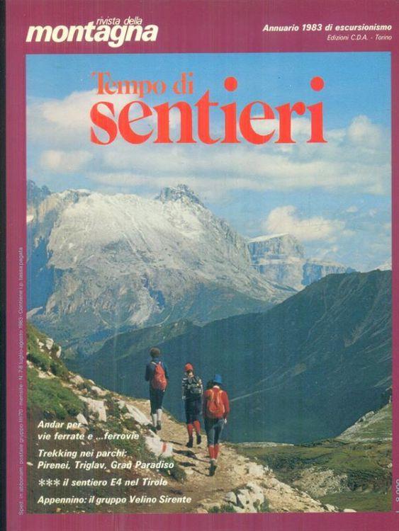 Rivista della montagna Tempo di sentieri Libro Usato CDA & VIVALDA