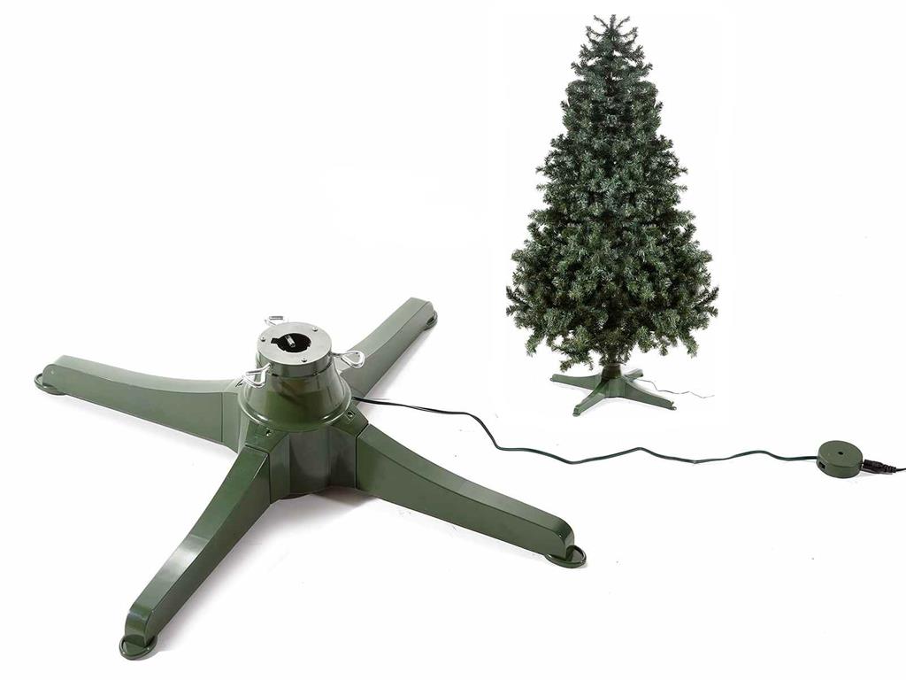Base girevole per albero di Natale per alberi di altezza massima da 2