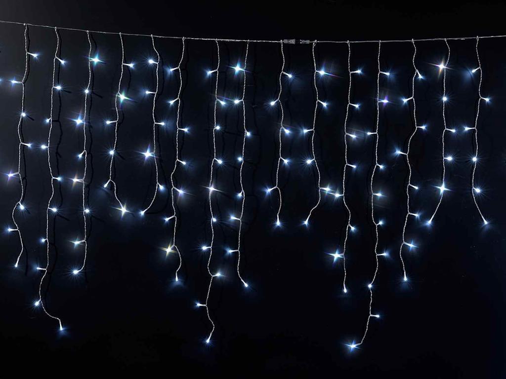 Luci Natalizie a cascata con 608 Led tenda di luci per interni ed
