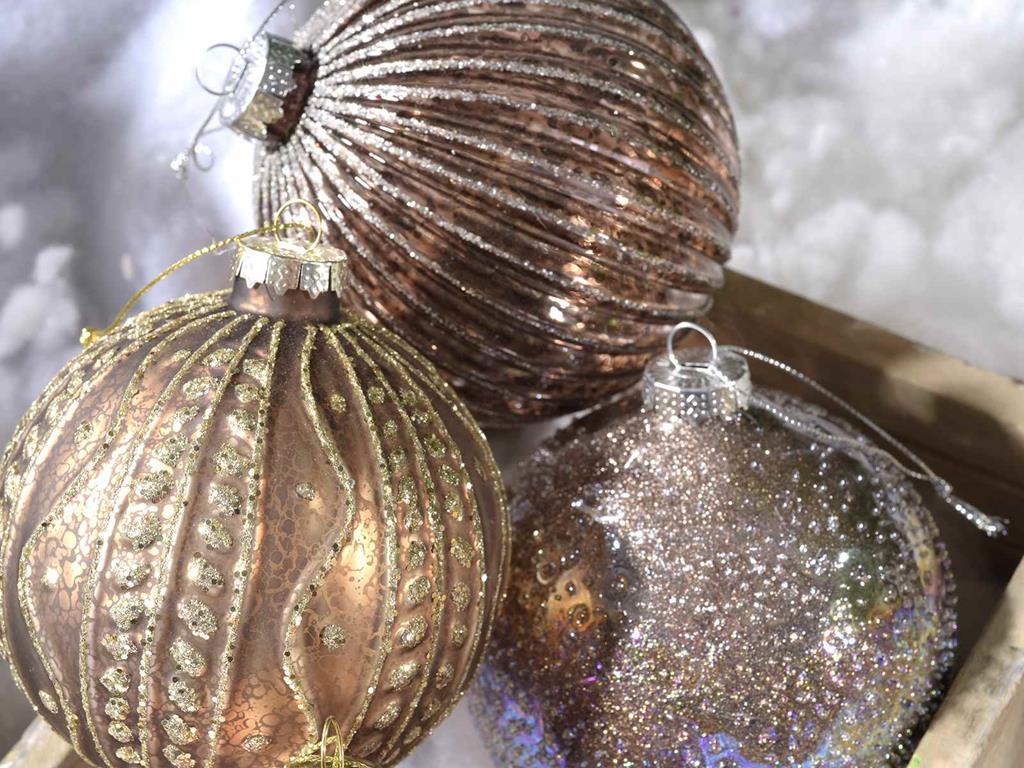 cosedacasa Pallina in Vetro soffiato Set da 2 ampolla di Natale con nativit/à Sacra Famiglia addobbi per Albero Decorazioni Natalizie casa Negozio vetrine Ottima Idea Regalo