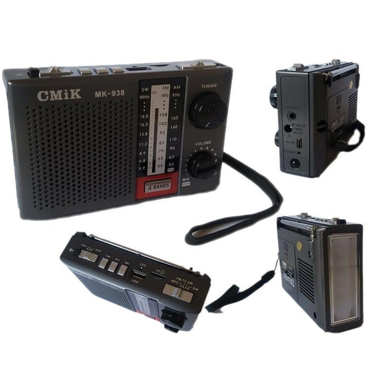 Radio Digitale Portatile Mycket DAB+/FM Con Bluetooth - Batteria 2200mAh, Doppia Sveglia, 40 Preimpostazioni, Display A Colori 2.4”