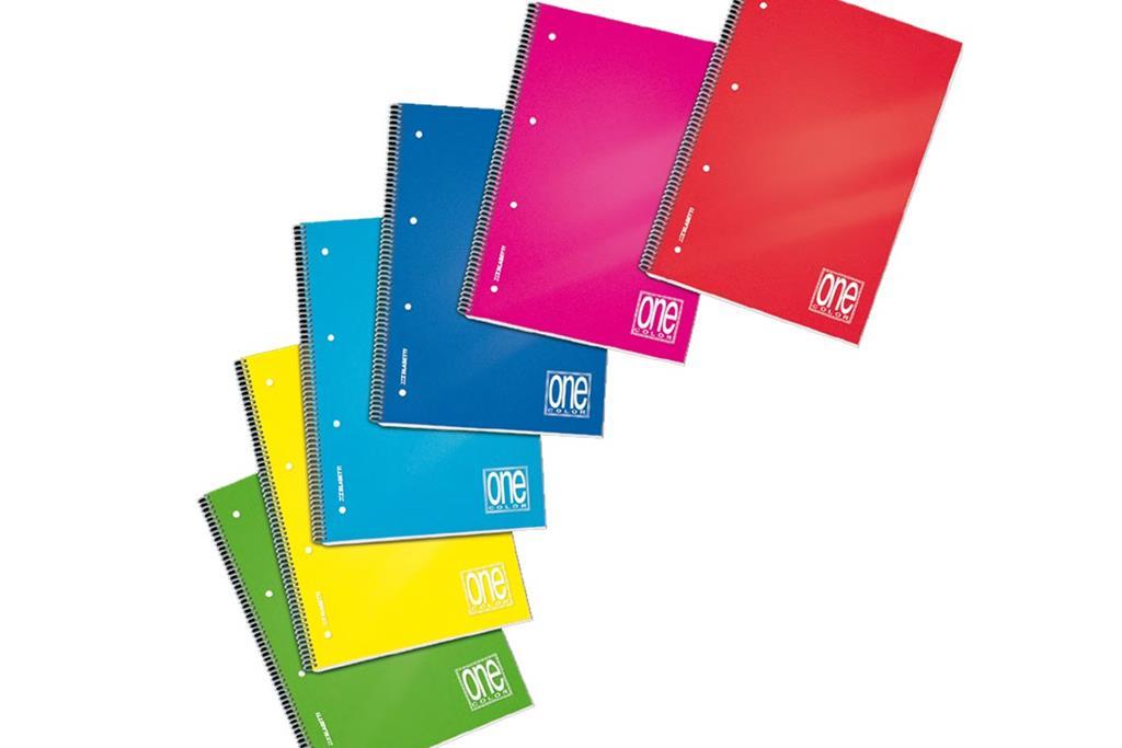 Interdruk ZEA480 Quaderno A4 Con Copertina Morbida - 80 Fogli, Carta 80g, Finitura UV - Multicolore