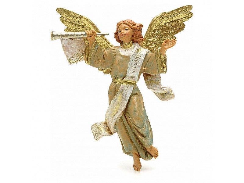 Fontanini Angelo Che Suona La Tromba 12Cm In Resina Statuina Presepe (F