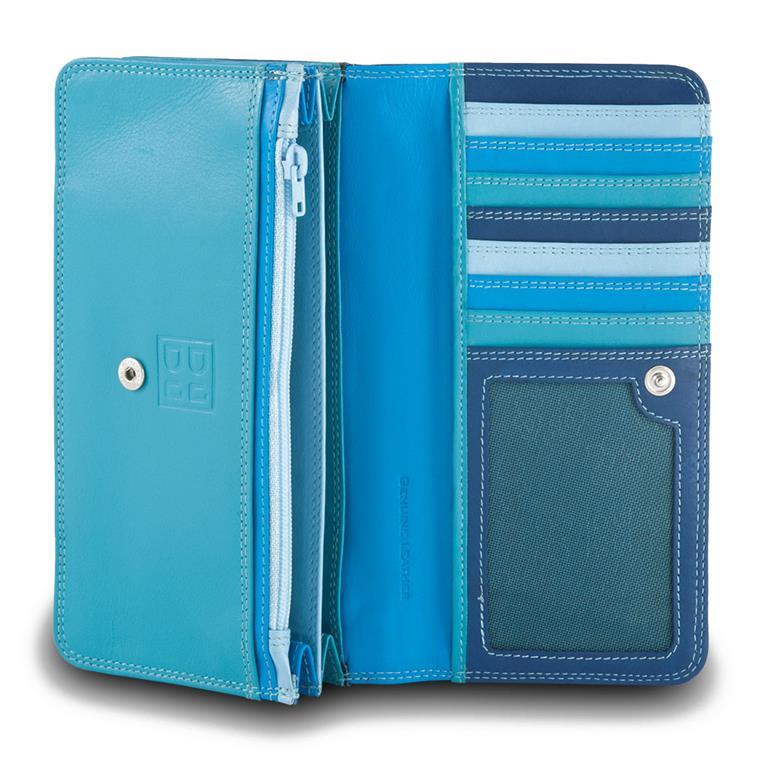 Portafoglio Donna In Pelle Con RFID - Design 'Polka' Con Cuori | 9x11.5cm Multifunzione - Foto 6