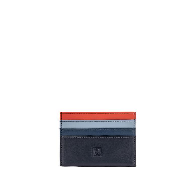 Porta carte di credito colorato in pelle Nappa 6 tasche DUDU Safari Porta carte di credito colorato in pelle Nappa 6 tasche DUDU Safari