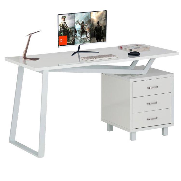 BAKAJI Cassettiera Girevole Scrivania Casa Ufficio in Legno MDF con 2 Cassetti 5 Ruote e Chiusura con Chiave Estraibile Design Moderno Dimensione 40 x 42 x 55 cm Colore Bianco BAKAJI Cassettiera Girevole Scrivania Casa Ufficio in Legno MDF con 2 Cassetti 5 Ruote e Chiusura con Chiave Estraibile Design Moderno Dimensione 40 x 42 x 55 cm Colore Bianco